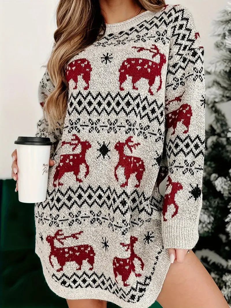 Dames Kerst Sweater - Warm & Comfortabel