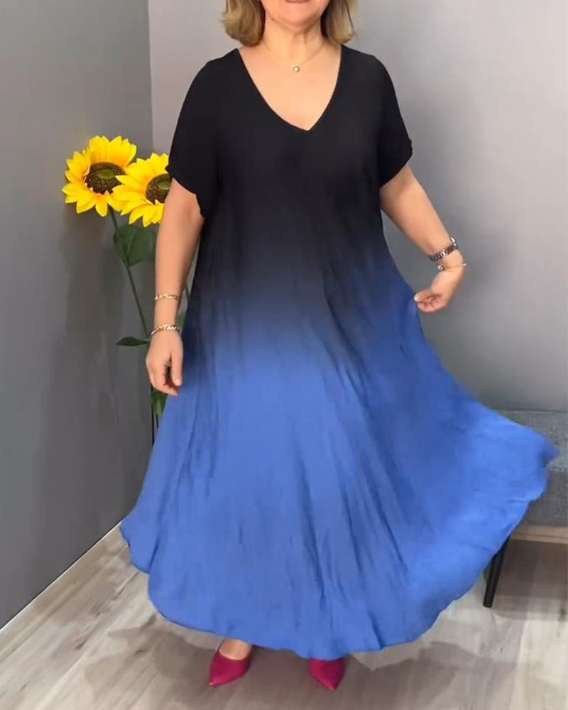 ANASTASIA | Casual maxi jurk met plooien