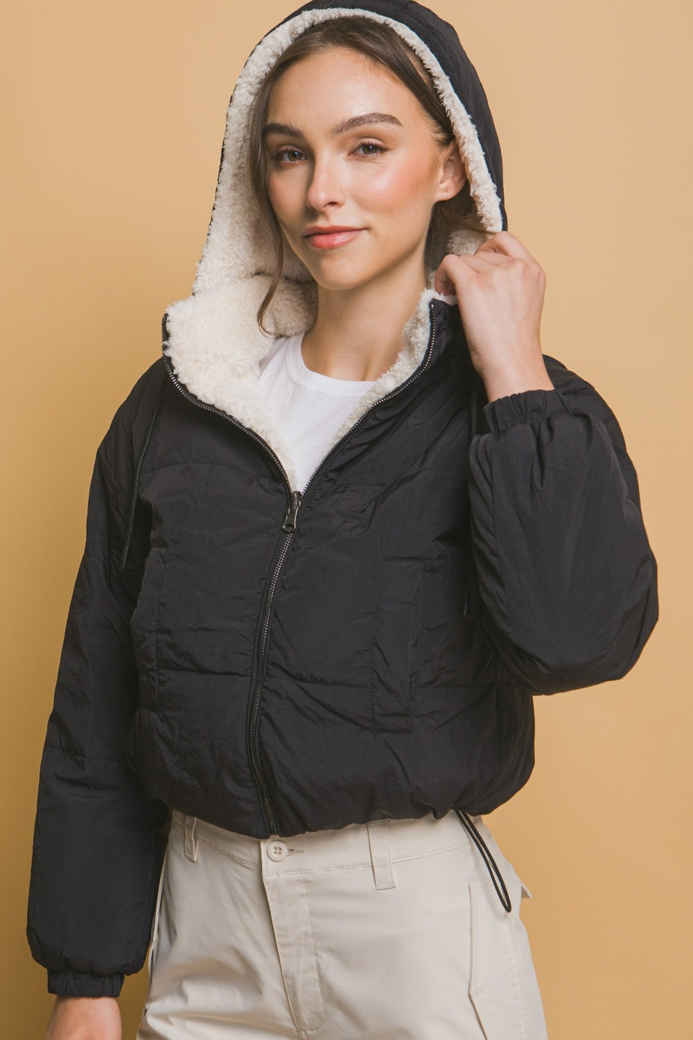 Elvira - Sherpa Dames Winterjas