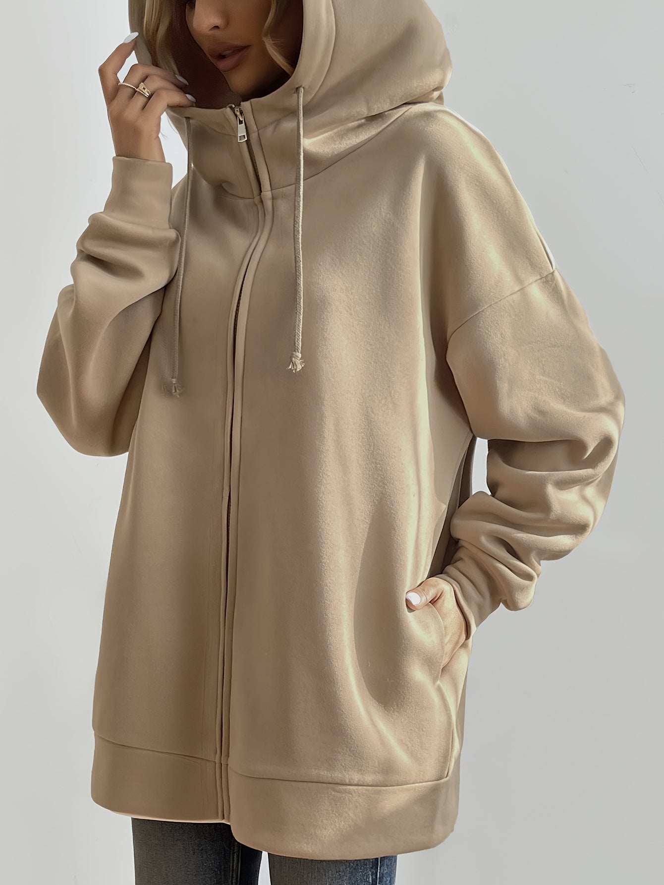 Fiona - casual sport hoodie met rits