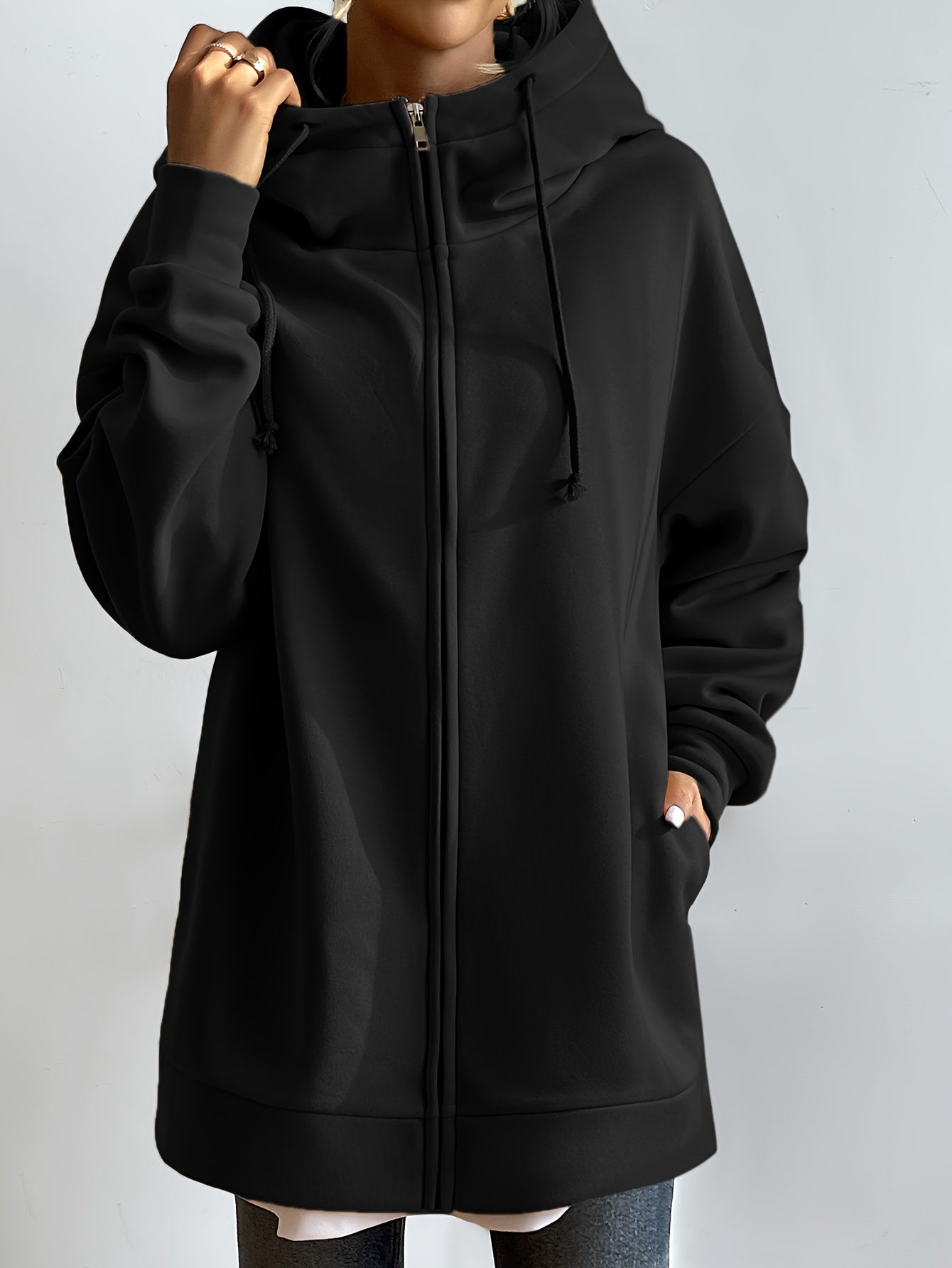 Fiona - casual sport hoodie met rits