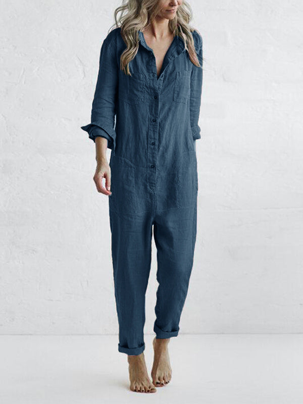 JULIE | Comfortabele jumpsuit met lange mouwen