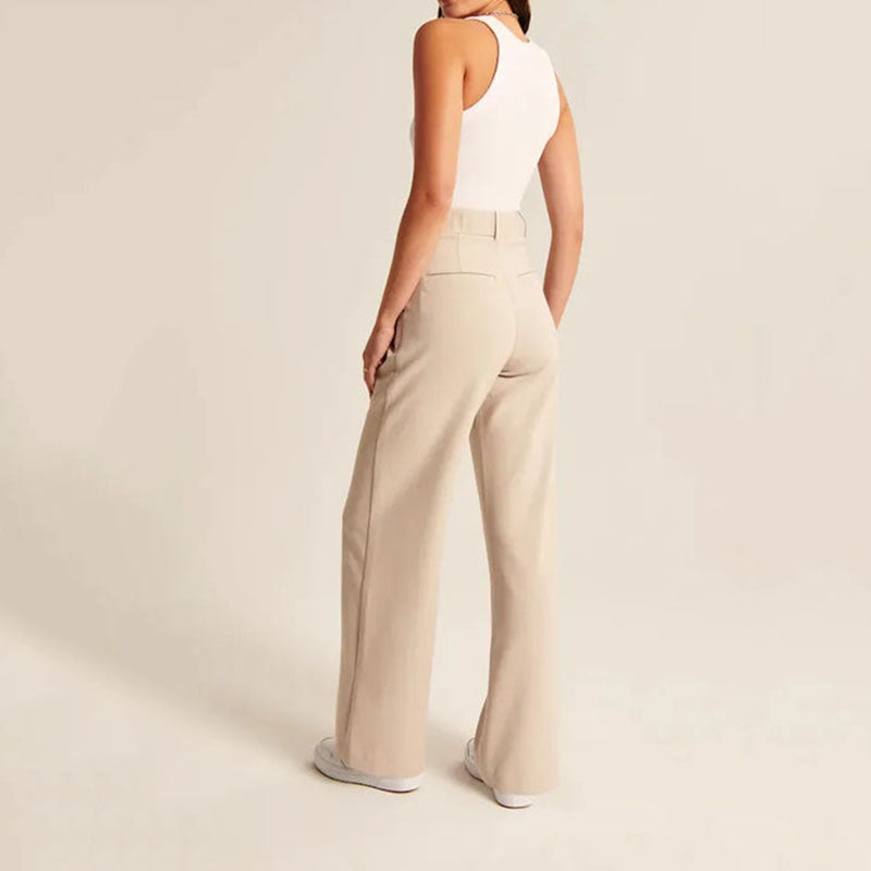 LINDSAY | Wijde Pijpen Broek Pantalon Dames