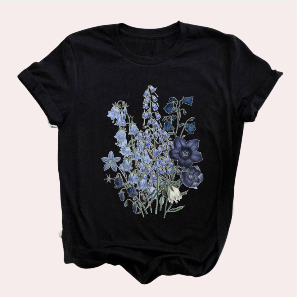 GABRIELLE | Dames T-shirt met een decoratieve print