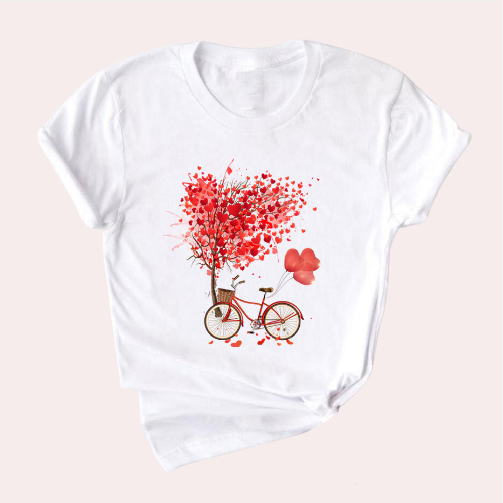 GABRIELLE | Dames T-shirt met een decoratieve print