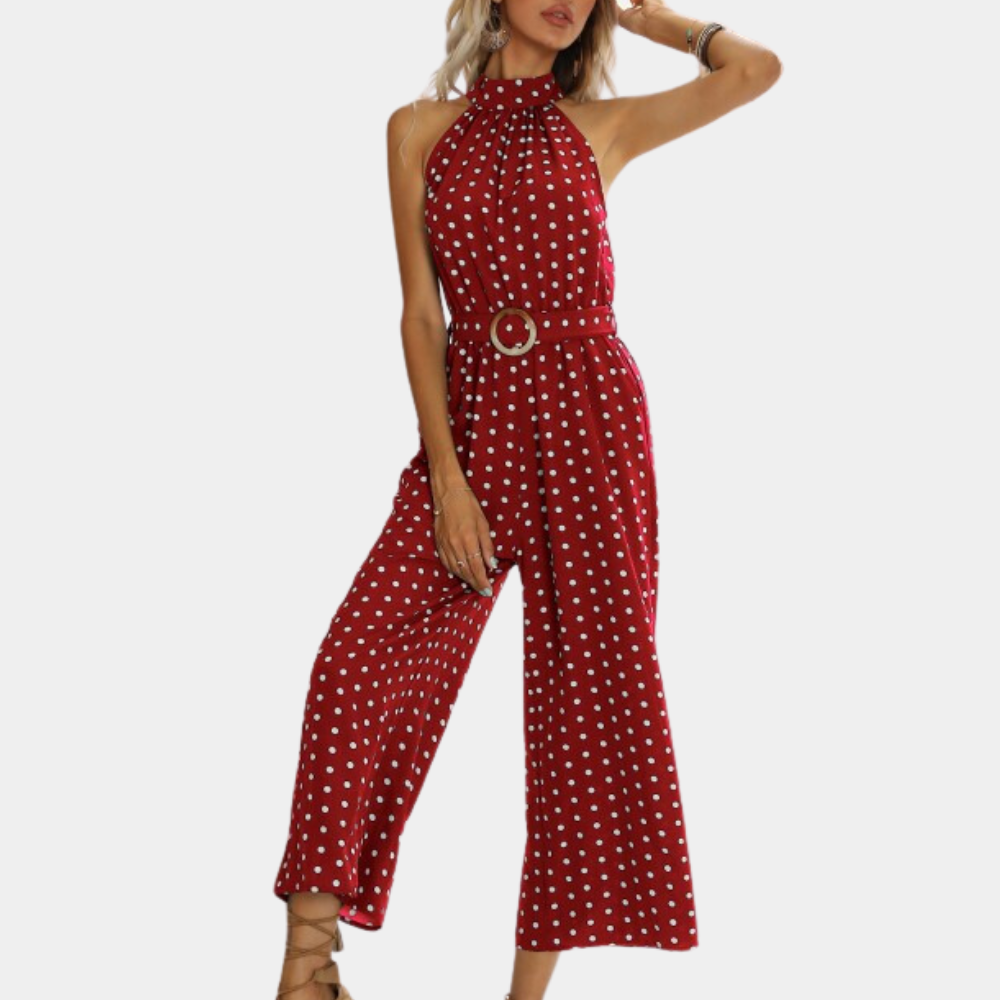 ERIKA | Stijlvolle halternek jumpsuit voor dames