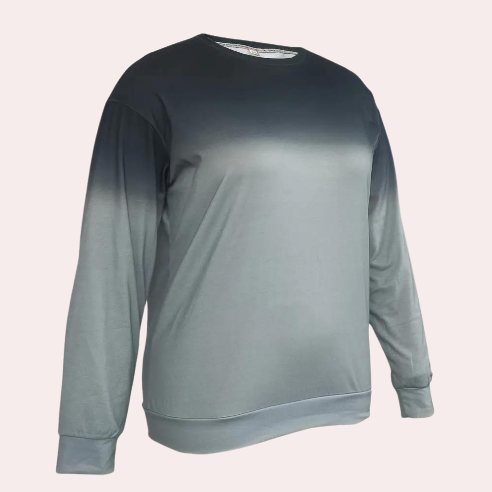 Ivet - Dames Sweatshirt met Trendy Kleurverloop