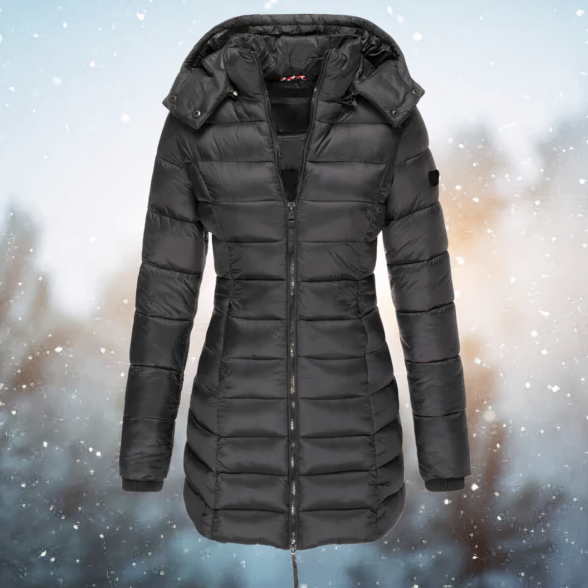 Eadric - Getailleerd Winterpufferjack voor Dames