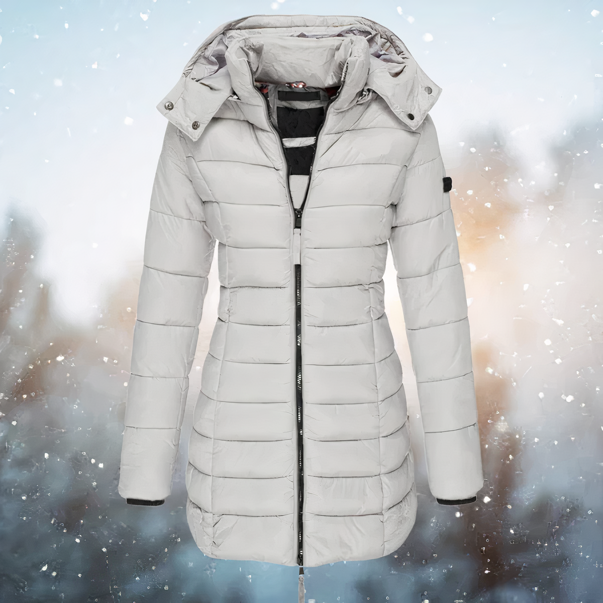 Eadric - Getailleerd Winterpufferjack voor Dames