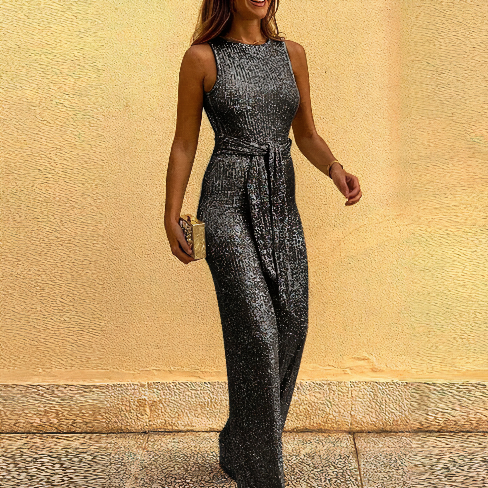 Cora - Jumpsuit met Glitters