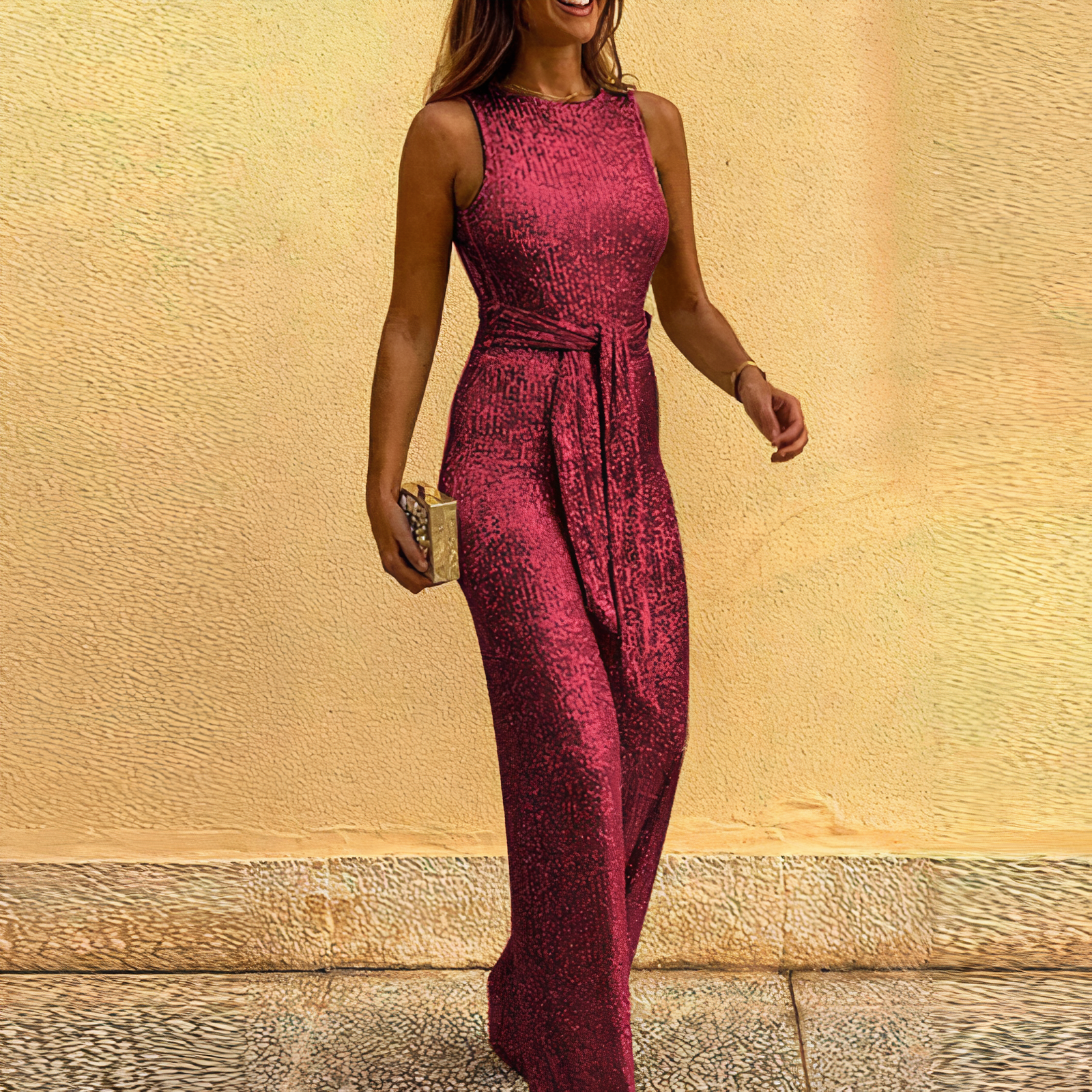 Cora - Jumpsuit met Glitters