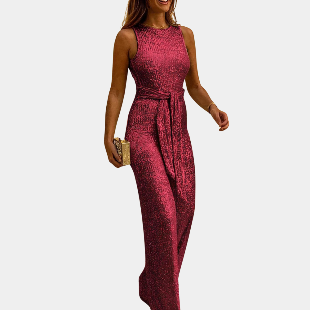 Monica – Glitter Jumpsuit voor Dames