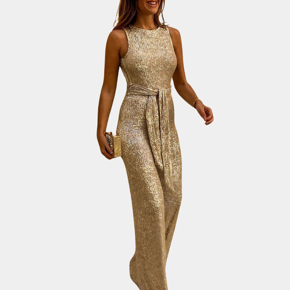 Monica – Glitter Jumpsuit voor Dames