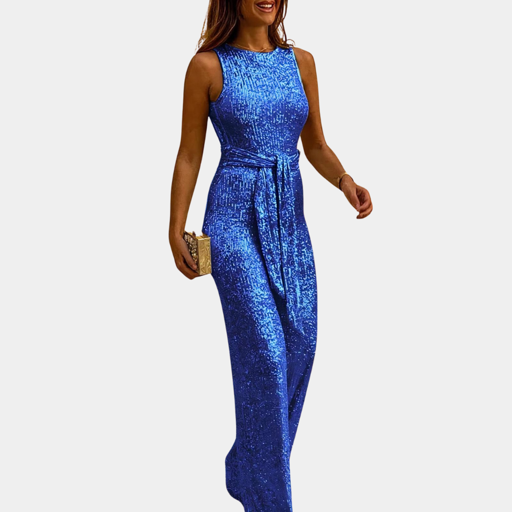 Monica – Glitter Jumpsuit voor Dames