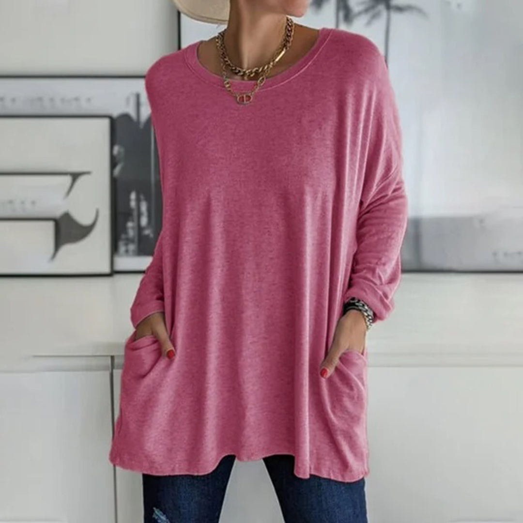 BRIELLE | Dames T-shirt met een relaxte pasvorm