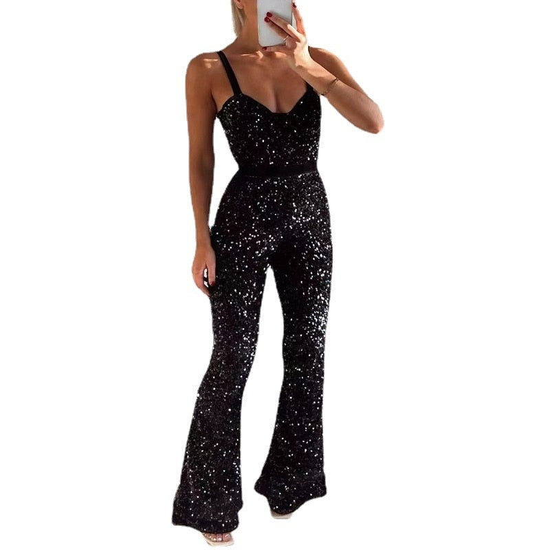 Jumpsuit met Glitters voor Dames