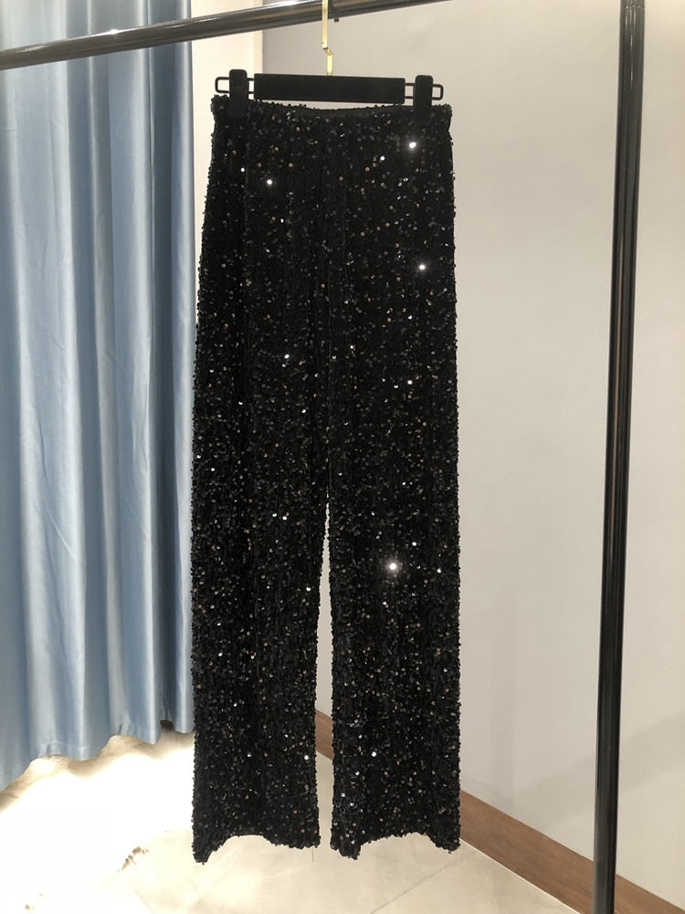 Broek met Glitters voor Dames