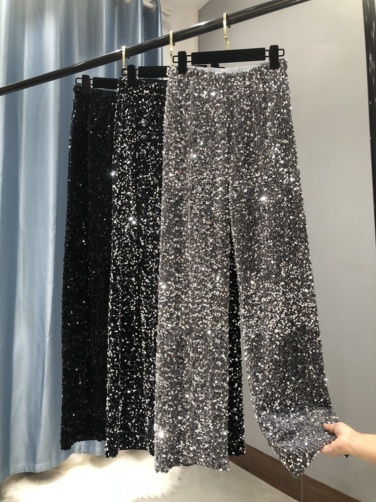 Broek met Glitters voor Dames