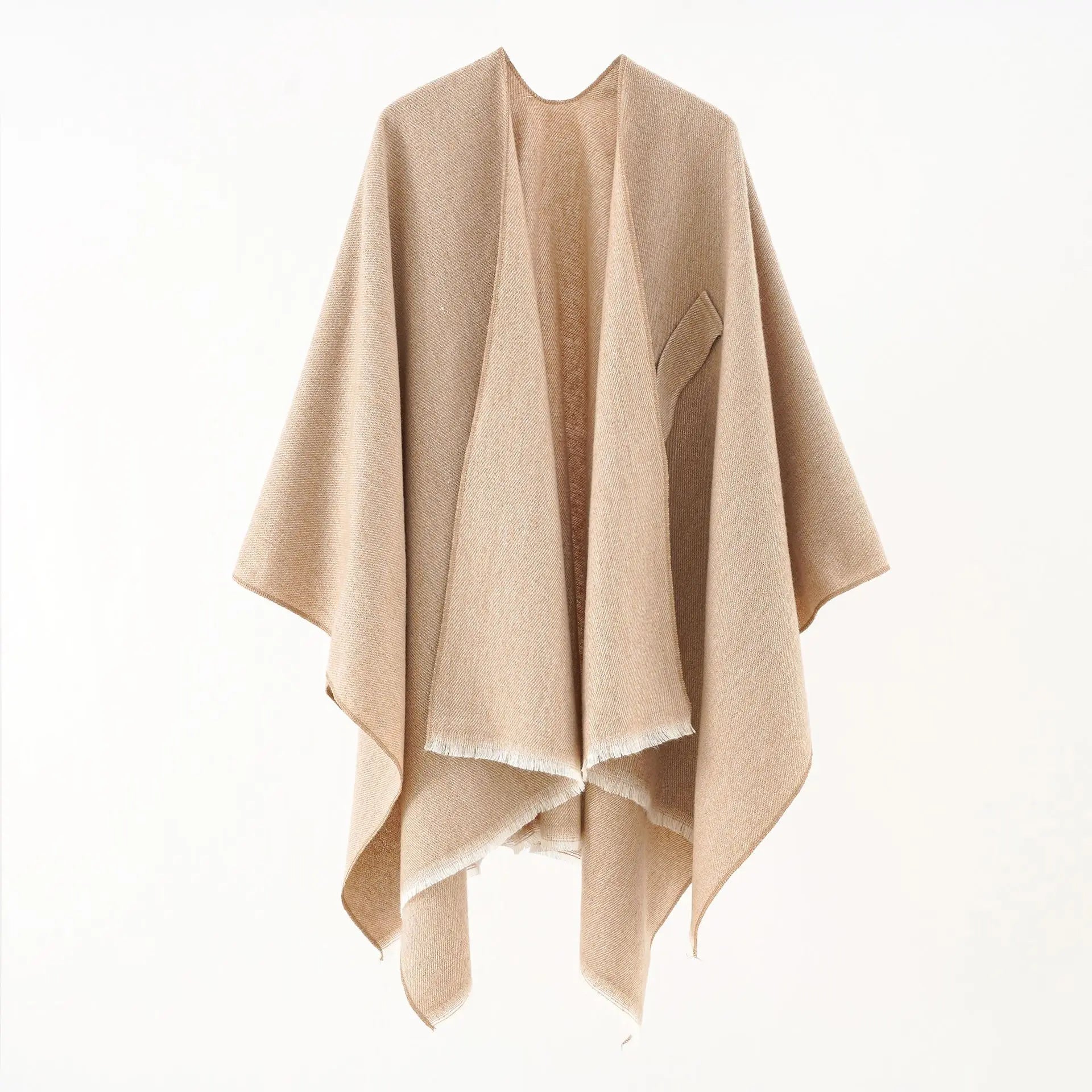 Mia Kasjmier Poncho | Retro & Stijlvol