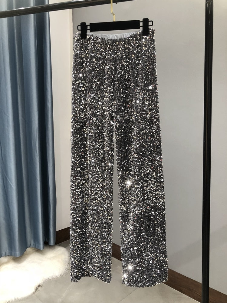 Broek met Glitters voor Dames