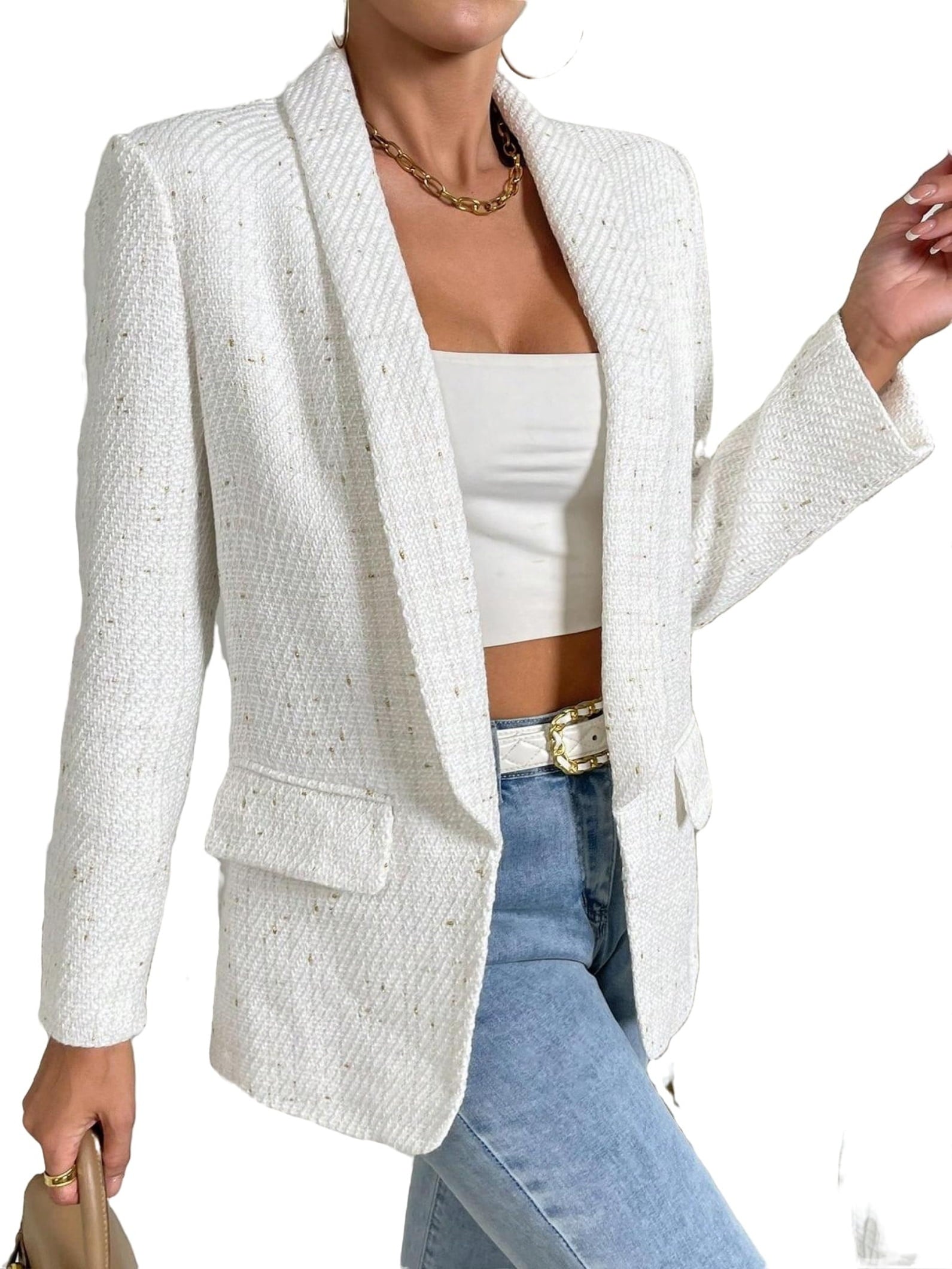 Clara – Geruite Blazer