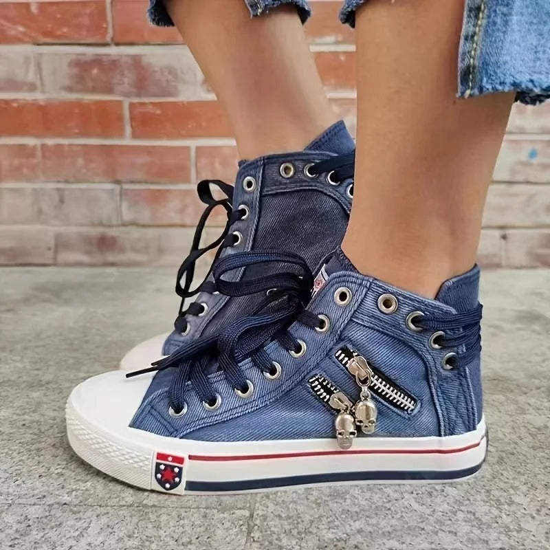 WILMA | Urban trend sneakers van denim