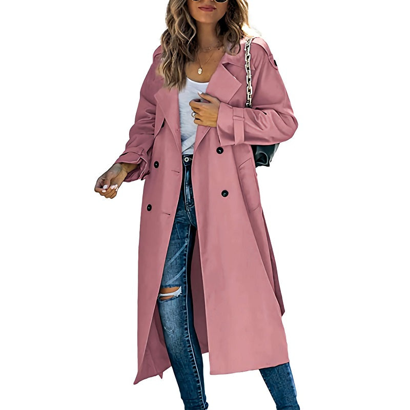 Zara - Dames Trenchcoat Lang