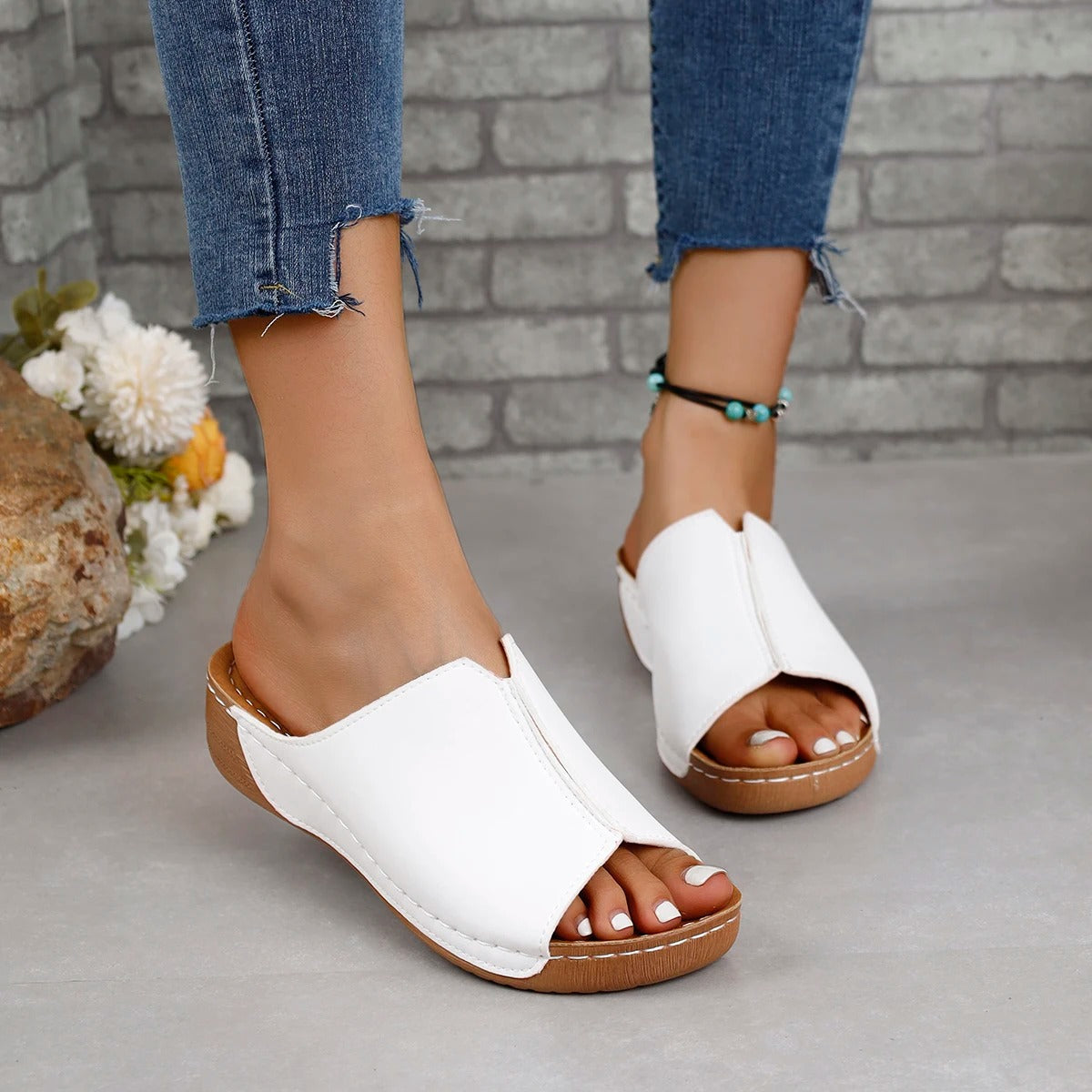 IRIS | Dames sandalen in vintage stijl